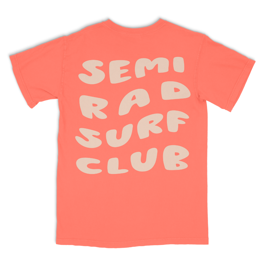 Semi Rad Surf Club Tee ~ Terracotta