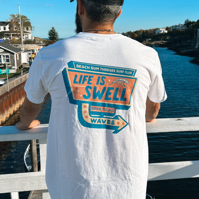 Life Is Swell Tee ~ White