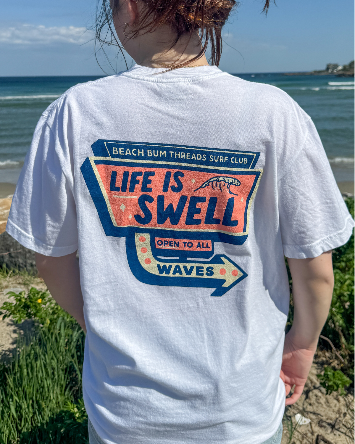 Life Is Swell ~ Tee – Beach Bum Threads Surf Club