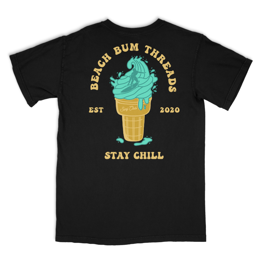 Stay Chill Tee ~ Black