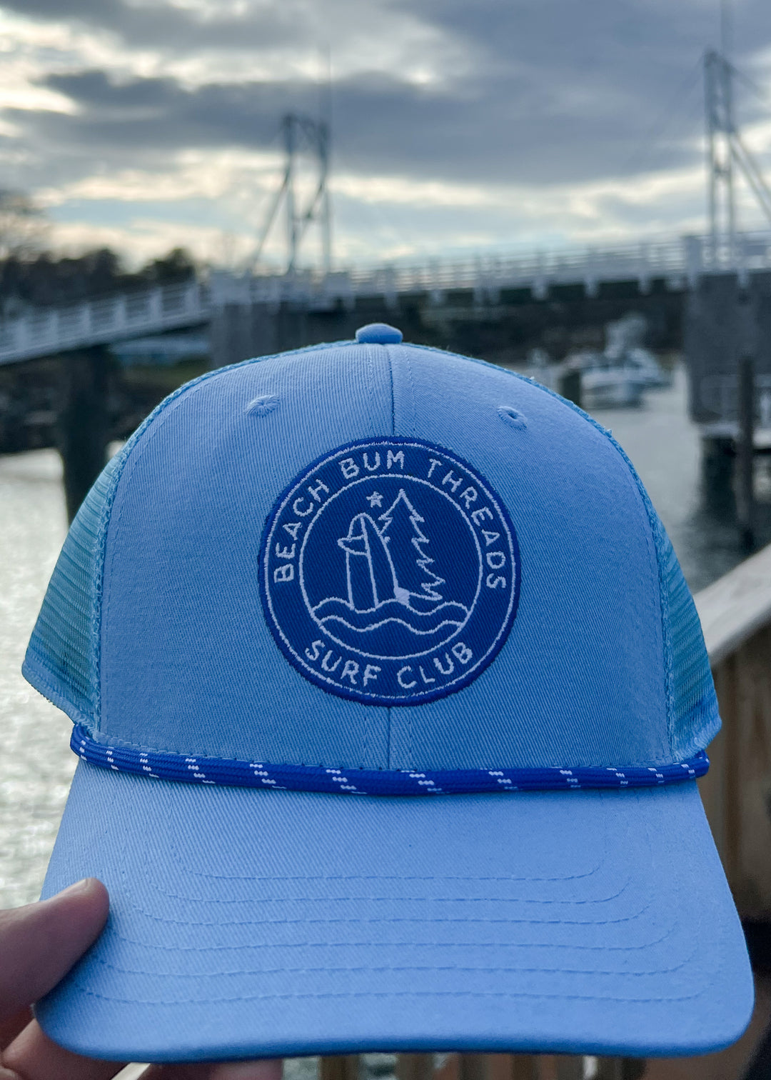 Logo Patch Hat ~ Blue/Rope – Beach Bum Threads Surf Club display picture 2